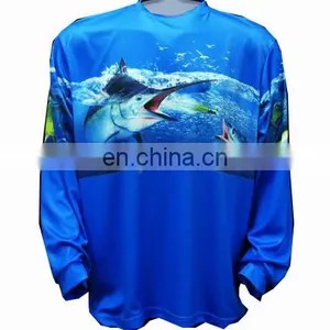 OEM Round Neck Long Sleeve Fishing Shirt thumbnail-1