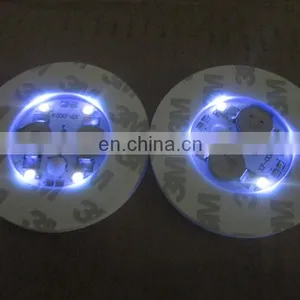 ABS Super Thin 100*10mm Good Quality Led Bottle Coaster Bar Coater Led Flashing Coaster thumbnail-5