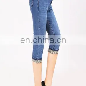 Cotton/polyester Blue Denim Fabric and Denim Roll and for Any Jean Type Men Jeans thumbnail-6