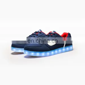 Latest Hot Sale Womens Night Club Casual Shoes USB Rechargeable LED Shoes Sneakers Wholesale Mens Footwear thumbnail-1