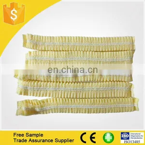 Colored Hair Net Disposable PP Fabric Snood Cap for Food Industry thumbnail-2