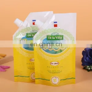 Eco Friendly Laminated Reusable Food Grade Packaging Juice Spout Pouch With Custom Logo Printed thumbnail-1