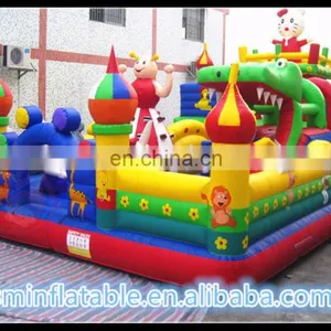 Package Mail Inflatable Rabbit Castle Jump Bed Combination Air Castle Airplane Inflatable Slide thumbnail-5