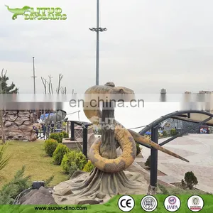 Amusement Park Animated Silicone Rubber Moving Snake thumbnail-2