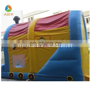 2016 Locomotive Inflatable Bouncy Castle Funny Castle / Inflatable Bouncer for Sale thumbnail-4