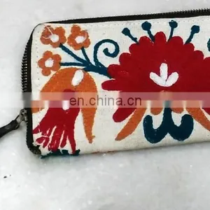 Banjara Clutch Bags For Ladies Jaipur Fine Sujani Embroidery Color Full Worked,Handcrafted Designer Wholesale Gujarati Bags thumbnail-1