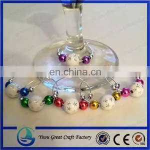 Christmas Wine Glass Charms Set of 6 thumbnail-1