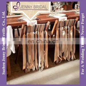 C382F Custom Ribbon Satin Christmas Ribbon Chair Sash thumbnail-1
