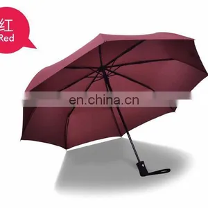 New Female Lady 200G Windproof Three Folding Compact Rain Travel Super Light Aluminium Men Women Umbrellas Fashion thumbnail-3