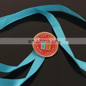 Custom Imitation Enamel Badge With Lanyard thumbnail-2