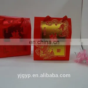 Factory Directly !Promotional Customized Lovely Red Paper Box With Gold Stamp thumbnail-1
