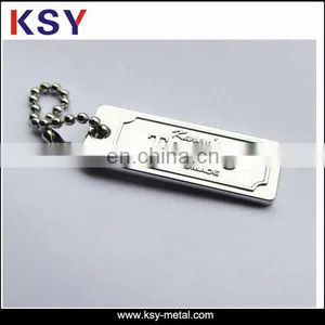 Shiny Nickel Metal Wine Label thumbnail-1