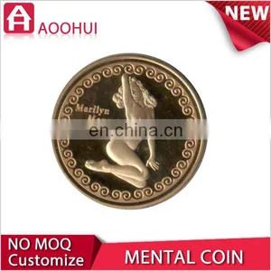 New Design Printing Antique Pure Gold Coin thumbnail-2