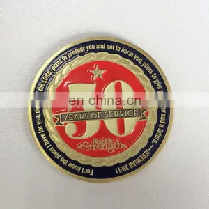 Custom Gold Challenge Coin or Metal Coin thumbnail-2