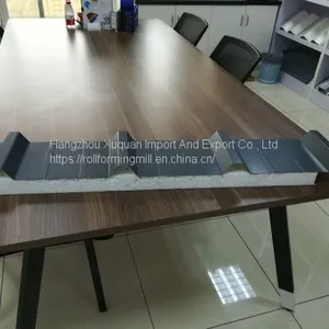 970 Insulation Board Metal Roofing Sheet Sandwich Panel Water Proof Sandwich Sheet thumbnail-2