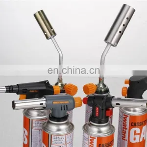 Micro Flame Mini Gas Cutting Butane Propane Piezo Ignition Blow Camping Welding Gas Torch thumbnail-6