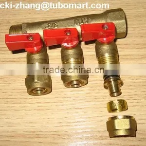 CW617 Brass Manifolds, Distributors 3/4" Manifolds for Pex Pipe thumbnail-2