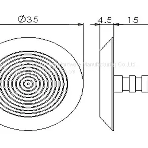 Ridge Brass Tactile Studs thumbnail-1