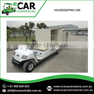 Good Quality Super Brand Electric Hotel Housekeeping Cart for Sale thumbnail-1