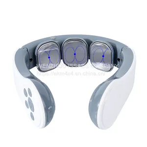 Intelligent Voice Call 3D Neck Massager Remote 2 Level Infrared Heating Pain Neck Care Massager thumbnail-5
