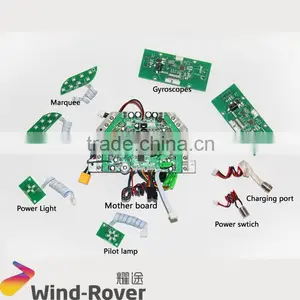 Mother Board 2 Wheels Self Balancing Led Display Wheel Board thumbnail-1