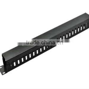 Metal 25 Port 1 U Inside Cable Manager for Wiring thumbnail-1