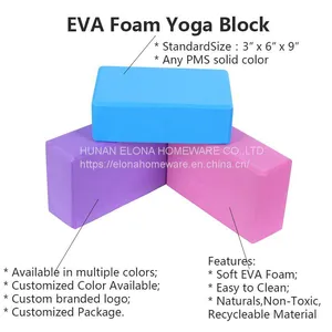 Foam Yoga Block Eco Friendly EVA Wholesale Large Size 4*6*9inch Yoga & Pilate thumbnail-1
