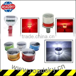 High Quality Yellow Round Led Barricade Warning Light For Traffic thumbnail-1