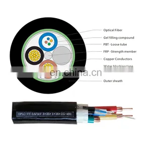 China Single Mode Anti-rodent 2 Core Hybrid Fiber Optic Cable thumbnail-3