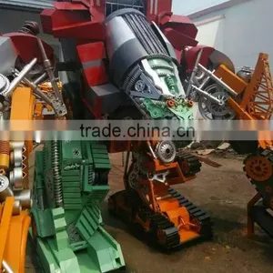 Ironhide Large Outdoor Sculpture Cartoon Figure Iron Man Sculpture for Public Plaza Exhibition Celebration thumbnail-1