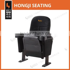 Cheap Hotsale Metal Steel Leg Cinema Seat With Cup Holder HJ16F-E thumbnail-1