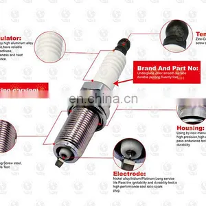 Spark Plugs Platinum 90919-01210 for Cmary RAV4 Wish1.3 SK20R11 thumbnail-4
