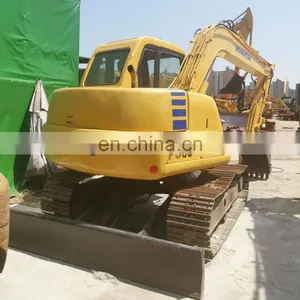 Cheap KOMATSU PC60 Mini Crawler Excavator 6 Ton Mini Crawler Digger Japan Made Komatsu Machine thumbnail-1