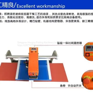 Double Position Pneumatic Hot Stamping Machine Hengjun Clothing Flat Printing Machine Pneumatic Pressing Machine Small Ironing Drill thumbnail-5