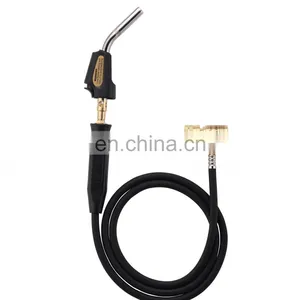 SC-010 Dual-Tip Flame Tube Self-ignition Mapp Gas Welding Hand Torch With Valve and 1.5M Hose HVAC thumbnail-2