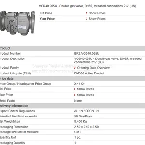 SIEMENS VGD40.065U Air Valve Actuator thumbnail-1