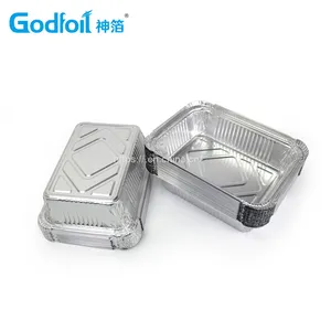 Rectanglar Aluminum Foil Container Wrinkle Wall Container thumbnail-5