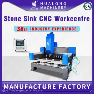 Europe Market Stone Cutting and Edge Polishing Machine, Kitchen Countertops Sink Vanity Making Cut Out, Quartz Cutting CNC Router for Marble, Granite Profiling thumbnail-1