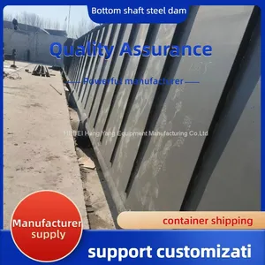Changhe Water Conservancy Project Hydraulic Steel Dam Water Barrier Dam Bottom Shaft Dam Drive Lifting Landscape Gate thumbnail-1