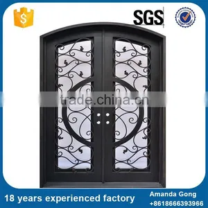 Complete In Specifications Decorative Wrought Iron Interior French Doors thumbnail-4