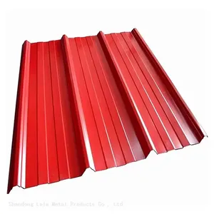 Color Corrugated Metal Steel Sheet Corrugated Steel Sheet Calamina Galvanized Toles Pour Toitures thumbnail-1