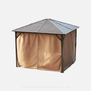3*3m Sunshade Waterproof Gazebo Outdoor Use With Curtain and Net thumbnail-5