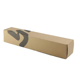 Rectangular Corrugated Paper Packaging Board Fishing Rod Umbrella Express Shipping Boxes for Long Item thumbnail-4