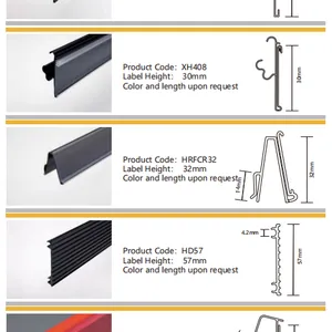 Supermarket Shelf Channel Price Holder Shelf Talker Sign Data Strip thumbnail-2
