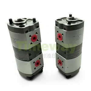 TIMEWAY CBK Series Hydraulic Double Gear Pump CBK-C204.3/204.3-L CBK-C203.2/203.2-L High Pressure Gear Oil Pump Customizable thumbnail-1