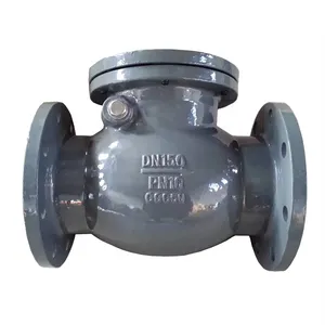 ANSI B16.10 GGG40 Flange Resilient Swing Check Valve Pn16 DI Check Valve Water Check Valves for Pumps thumbnail-4
