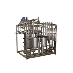 Automatic 5000l h Milk Tubular Pasteurizer 5000 Liter Pasteurization Sterilization Machine 5000l/h Uht Sterilizer Price for Sale thumbnail-5