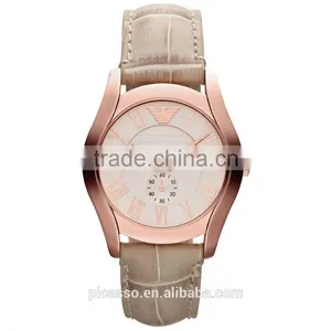 Women's Valente Stainless Steel Case, Leather Strap, Silver Dial, Quartz Movement WATCH thumbnail-1