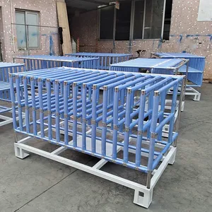 Adjustable Angle Lean Pipe Rack for CNC Machined Parts Handling thumbnail-4