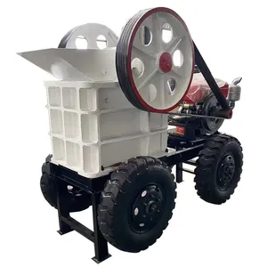 Mobile Jaw Crusher, Small Diesel Engine Jaw Crusher, Jaw Crusher With Screen Mesh thumbnail-2